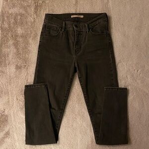 Levi's Charcoal Black Jean Sz 26